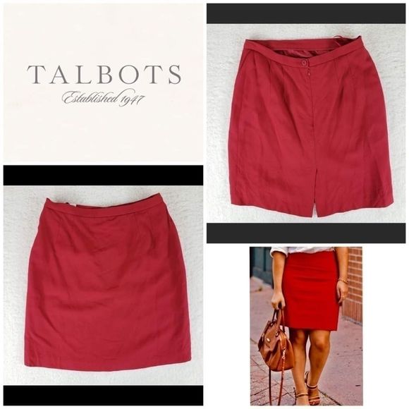 Talbots Petite Pencil Skirt Size 8P